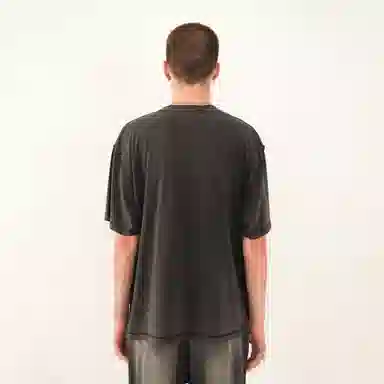 False Perception Simpson Shark Tee Vintage Black