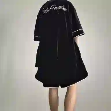 False Perception Logo Stripe Shorts