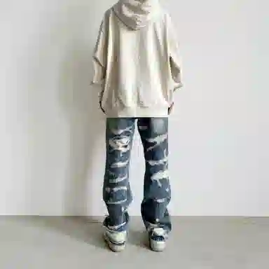 False Perception Simpson Shark Graffiti Hoodie