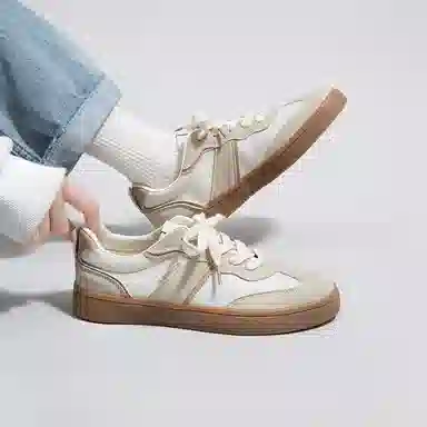 Warrior Retro Low-Top Beige Coffee