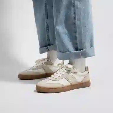 Warrior Retro Low-Top Beige Coffee