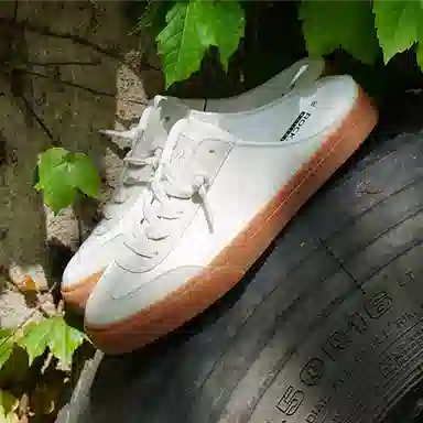 Rockfish Retro Trainer White Caramel