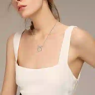 DREAM PARTY Silver Snake Series Necklace