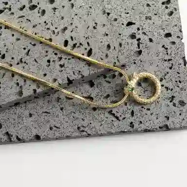 DREAM PARTY Silver Snake Series Necklace