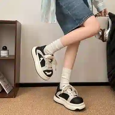 Unknown Brand Retro Patchwork Sneakers