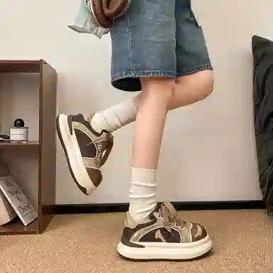 Unknown Brand Retro Patchwork Sneakers