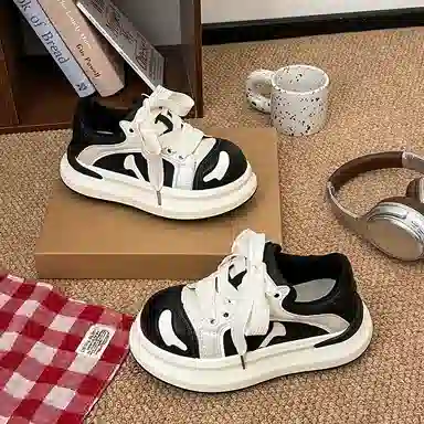 Unknown Brand Retro Patchwork Sneakers