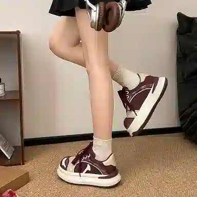 Unknown Brand Retro Patchwork Sneakers