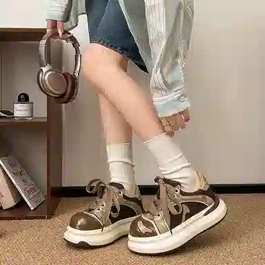 Unknown Brand Retro Patchwork Sneakers