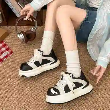 Unknown Brand Retro Patchwork Sneakers