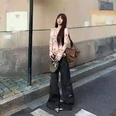 JELLYTOYBOY Hobo Bag Black/Brown