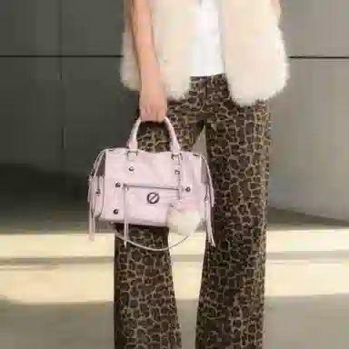 JELLYTOYBOY JTB Cool Biker Girl Crossbody Bag Pink