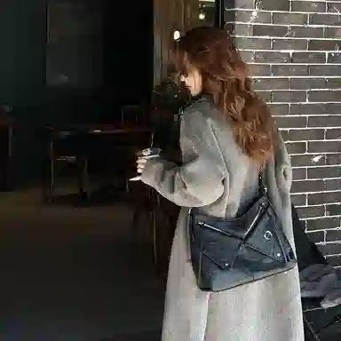 JELLYTOYBOY Hobo Bag Black/Brown