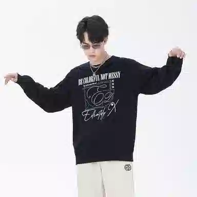 Ed Hardy Pegasus Logo Crewneck Black