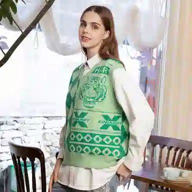 Ed Hardy Logo Sweater Vest