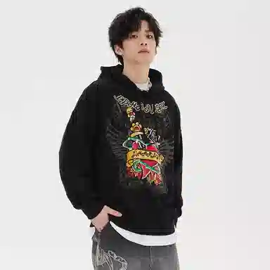 Ed Hardy Heart Dagger Hoodie