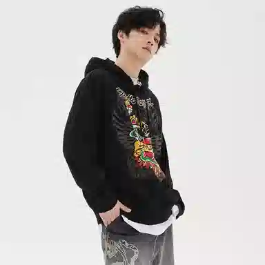 Ed Hardy Heart Dagger Hoodie