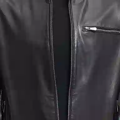 比利斯山羊 简约大气立领牛皮真皮皮衣 男女同款