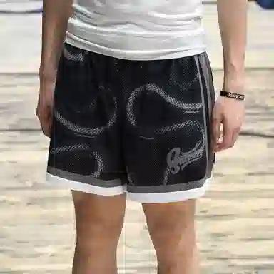 SWISH Snake Pattern Basketball Shorts