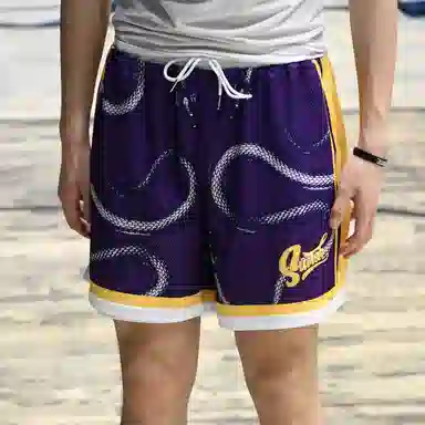 SWISH Snake Pattern Basketball Shorts