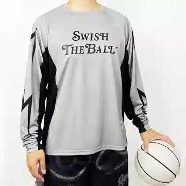 SWISH THE BALL IN T
