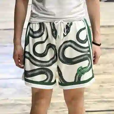 SWISH Snake Pattern Basketball Shorts
