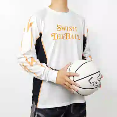 SWISH THE BALL IN T