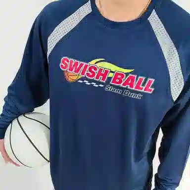 SWISH THE BALL IN T
