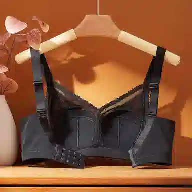 千奈美 大胸显小舒适无钢圈上托防下垂文胸 女款