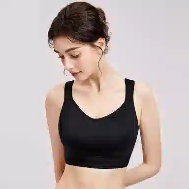 千奈美 防震无痕大胸显小收副乳防下垂运动文胸 女款