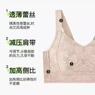 千奈美 薄款无痕防凸全罩杯收副乳文胸