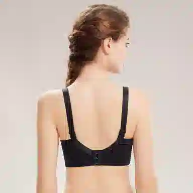 千奈美 大胸显小舒适无钢圈上托防下垂文胸 女款