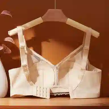 千奈美 大胸显小舒适无钢圈上托防下垂文胸 女款