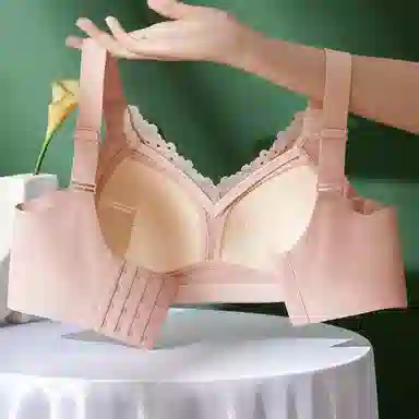 千奈美 大胸显小薄款大码全罩杯文胸 女款