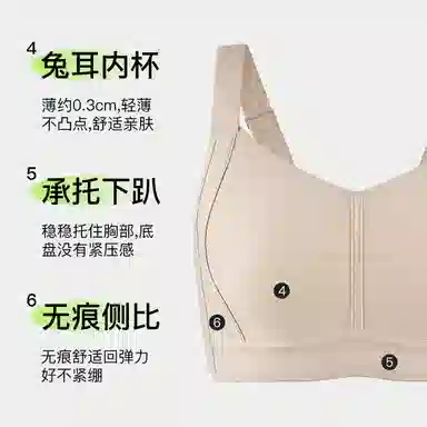 千奈美 薄款无痕防凸全罩杯收副乳文胸