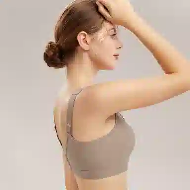 千奈美 纯色简约舒适休闲文胸 女款