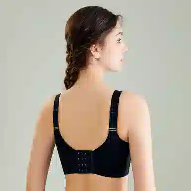 千奈美 无痕轻运动大胸显小防震收副乳调整型文胸 女款