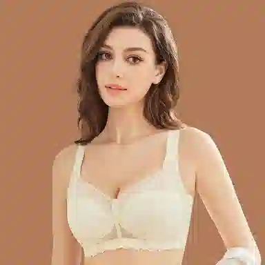 千奈美 无钢圈轻薄大胸显小全罩杯文胸 女款