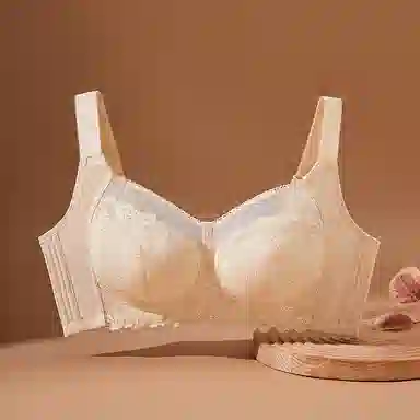 千奈美 无钢圈轻薄大胸显小全罩杯文胸 女款