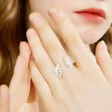 QUANDO Sea Butterfly Ring 925 Silver