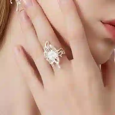 QUANDO Black Butterfly Ring