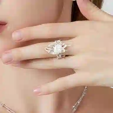 QUANDO Black Butterfly Ring