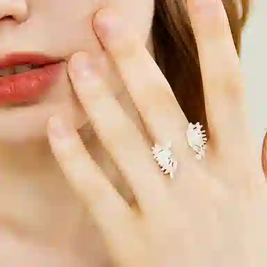 QUANDO Sea Butterfly Ring 925 Silver