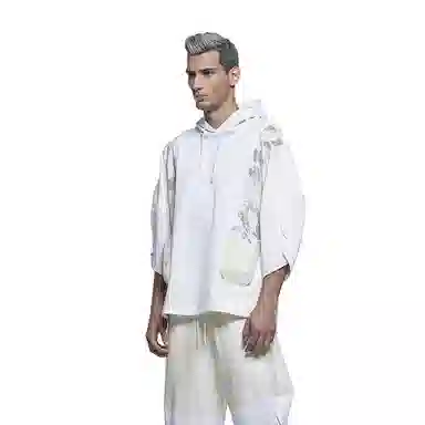 NORVINCY Camo Sweatshirt White