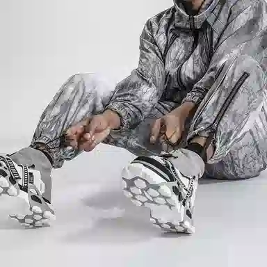 NORVINCY High Top Dad Sneakers