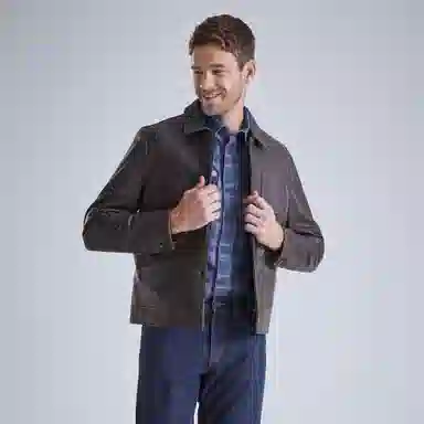 MCS Leather Jacket Coffee