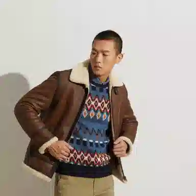 MCS M65 Trench Shearling Leather Jacket