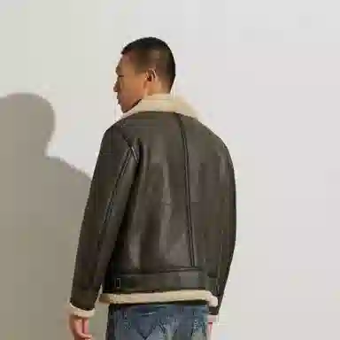 MCS M65 Trench Shearling Leather Jacket