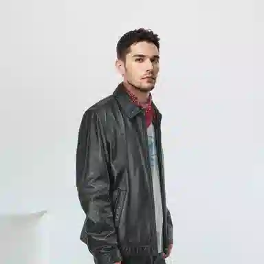 MCS Retro Leather Jacket Black