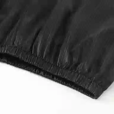 兰缪 简约亲肤舒适透气纯色翻领开衫短袖休闲可外穿家居服短裤长裤睡衣套装 男款 黑色